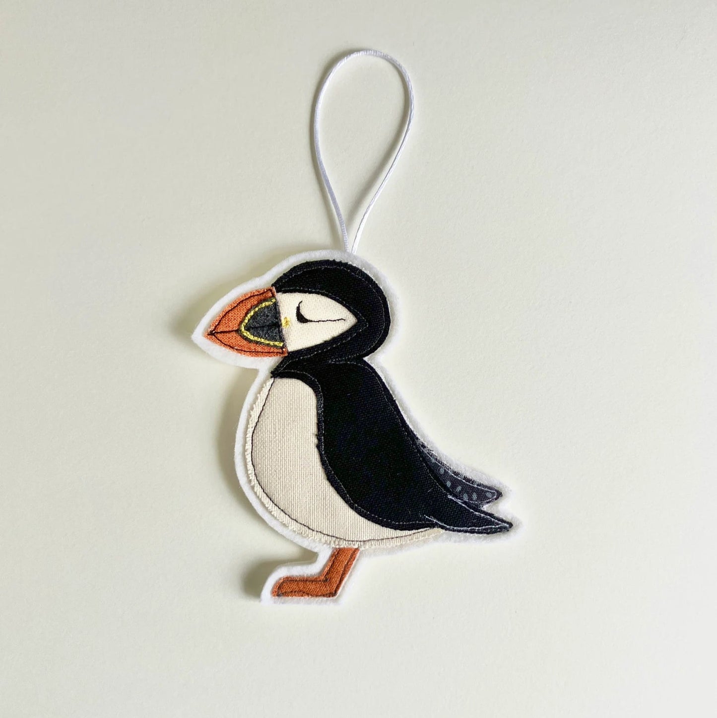 Cornish Homemade Puffin Decoration