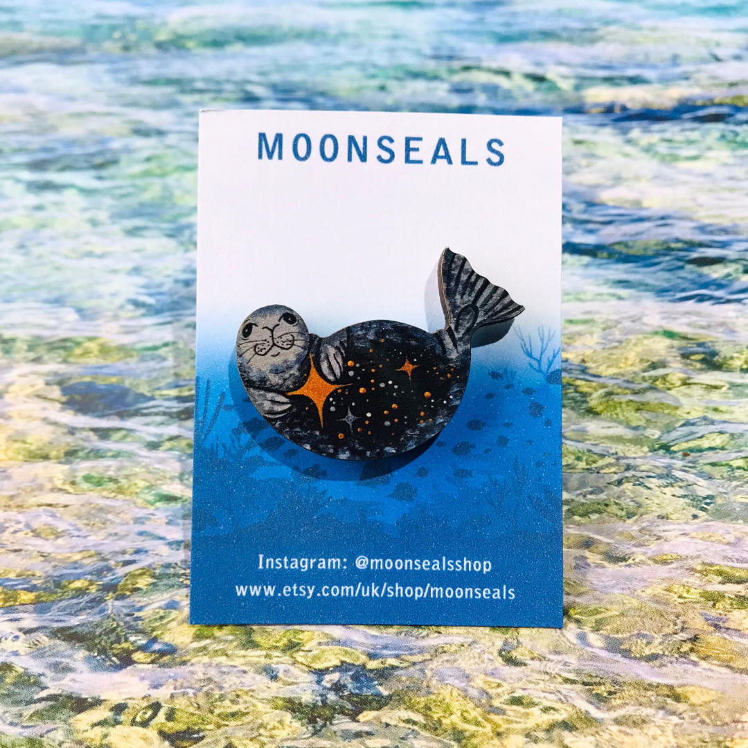 MoonSeals Pin Badge