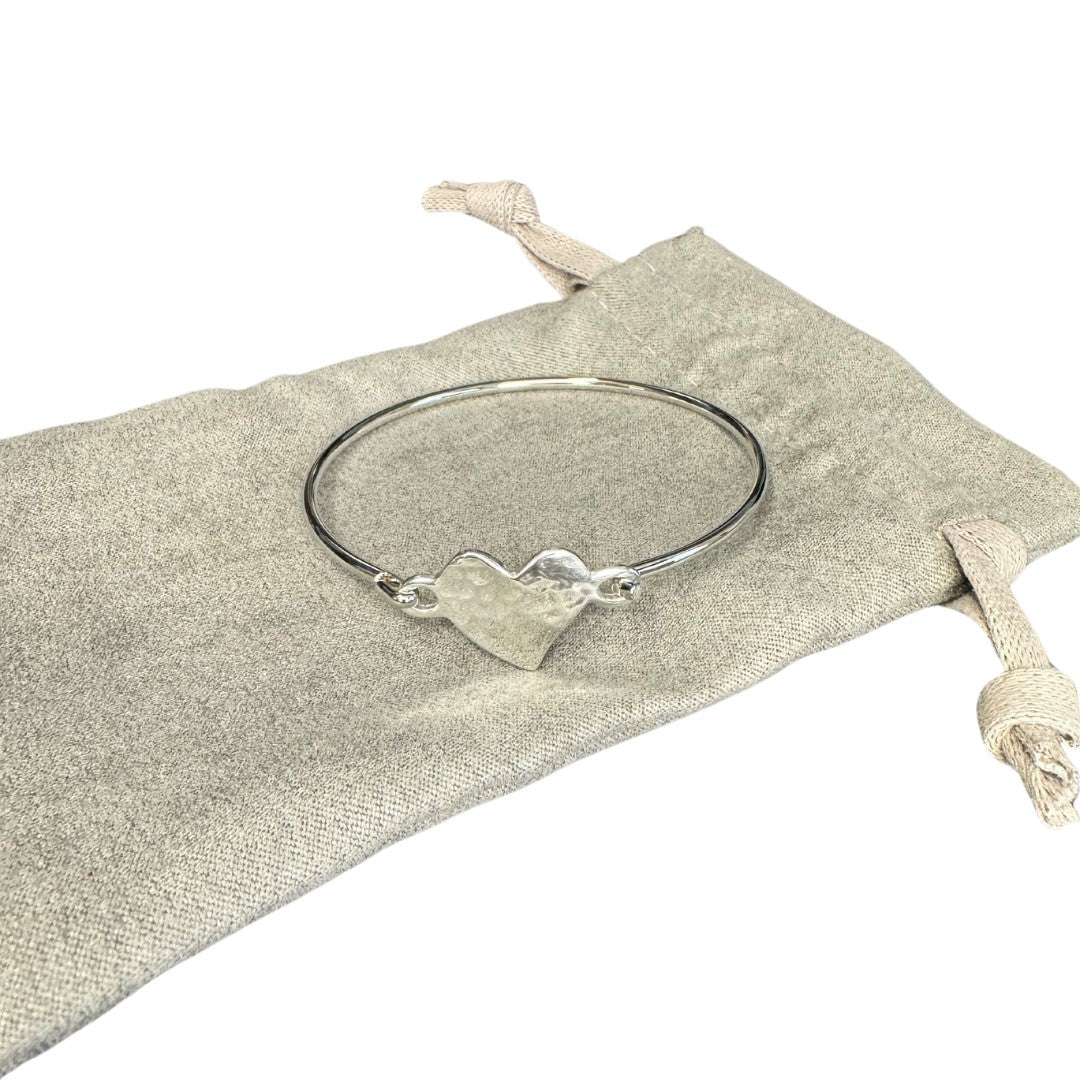 St Justin Love Heart Bangle