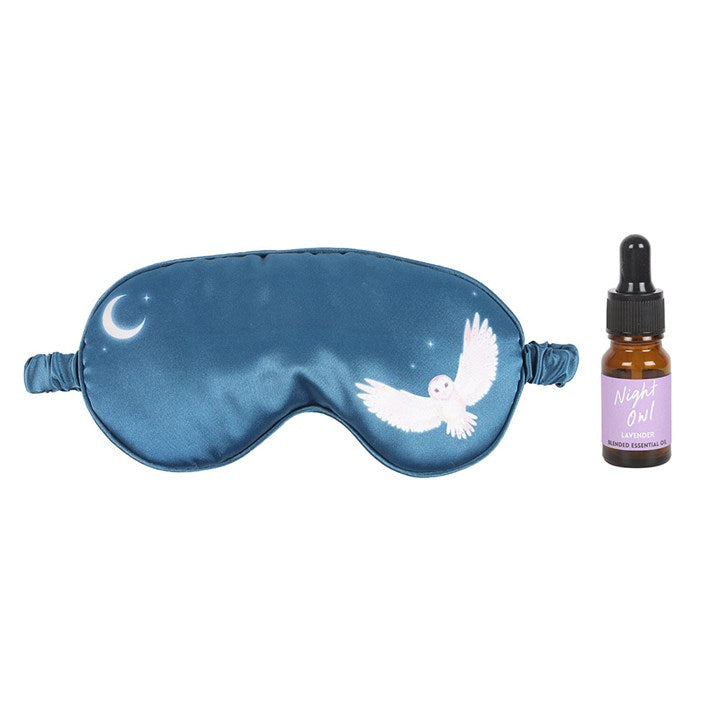 Sleep Mask & Lavender Oil Gift Set