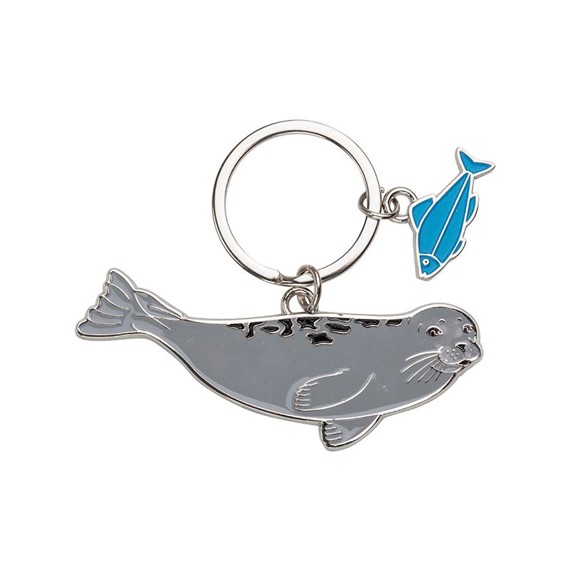Seal Metal Keyring