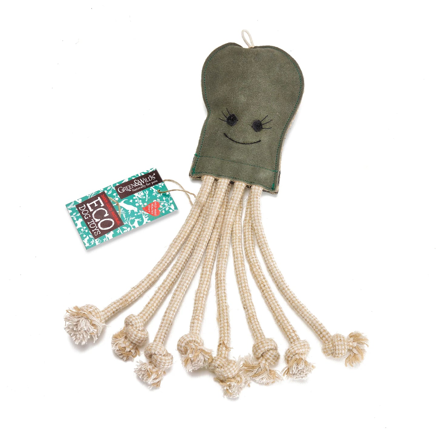 Eco Dog Toy - Olive the Octopus