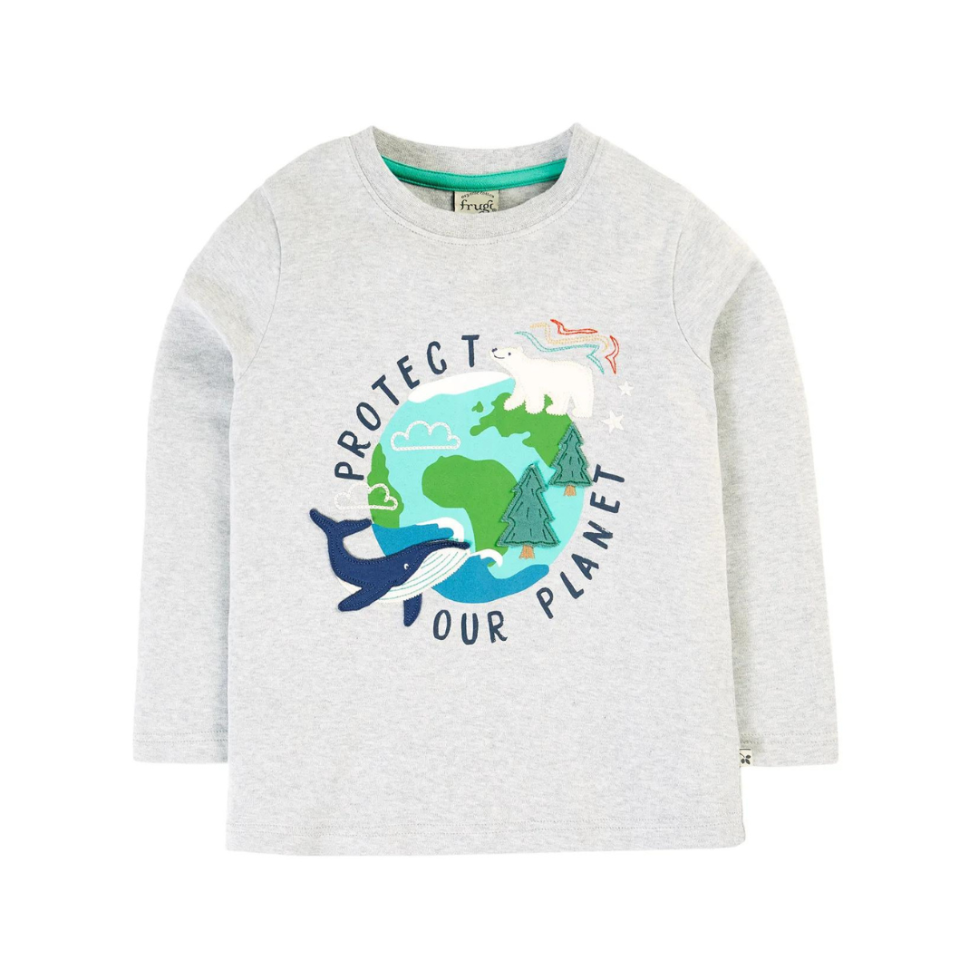 Frugi Long Sleeves Top - Protect Our Planet