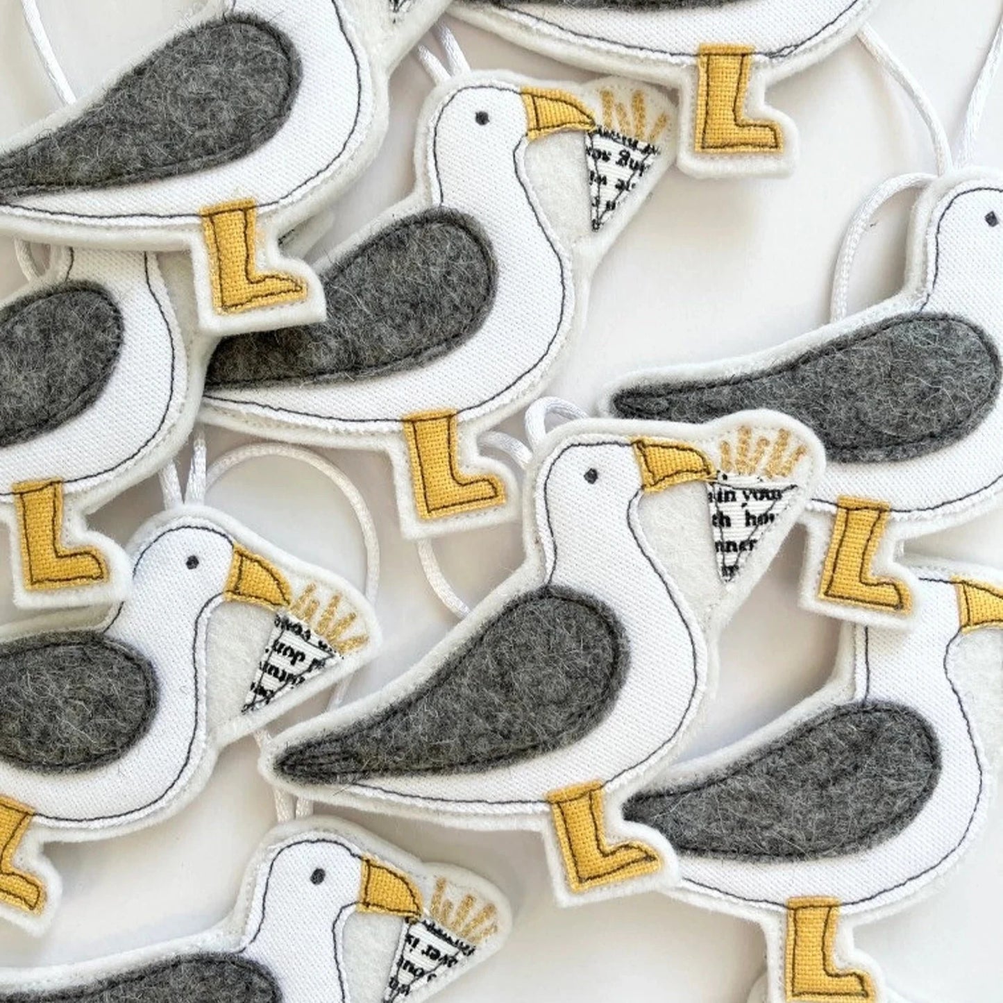 Seagull with Chips Decoration