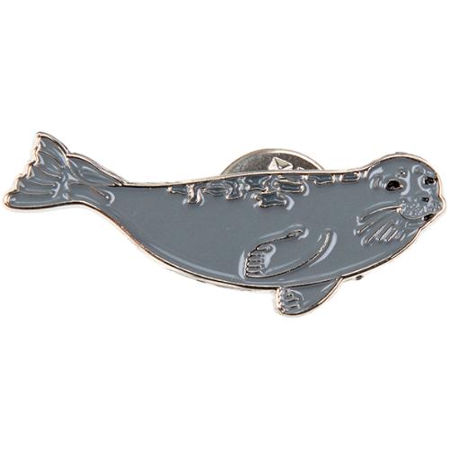 Metal Seal Pin Badge