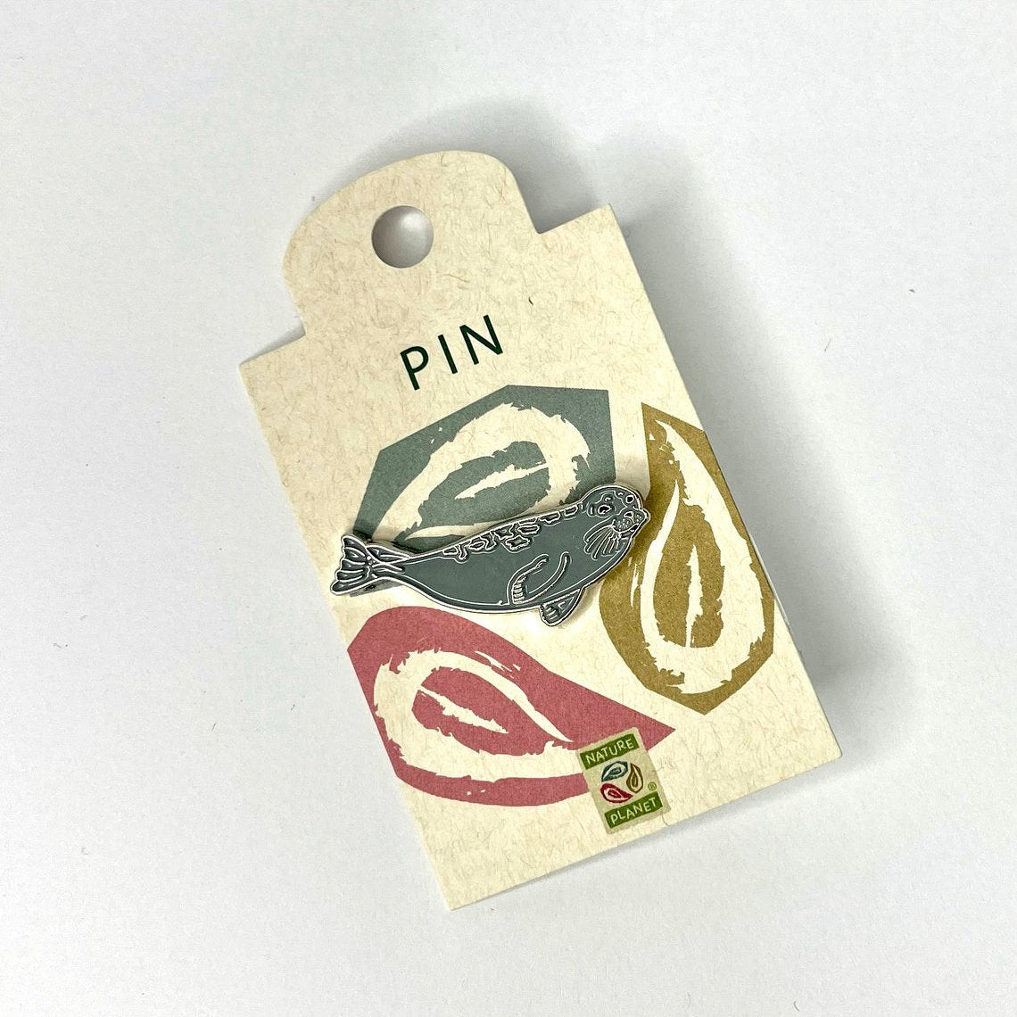 Metal Seal Pin Badge
