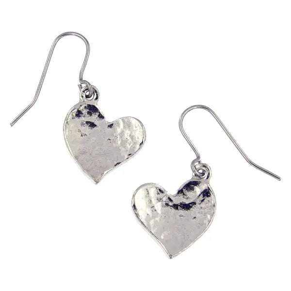 St Justin Love Heart Earrings