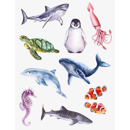 Ocean Temporary Tattoos