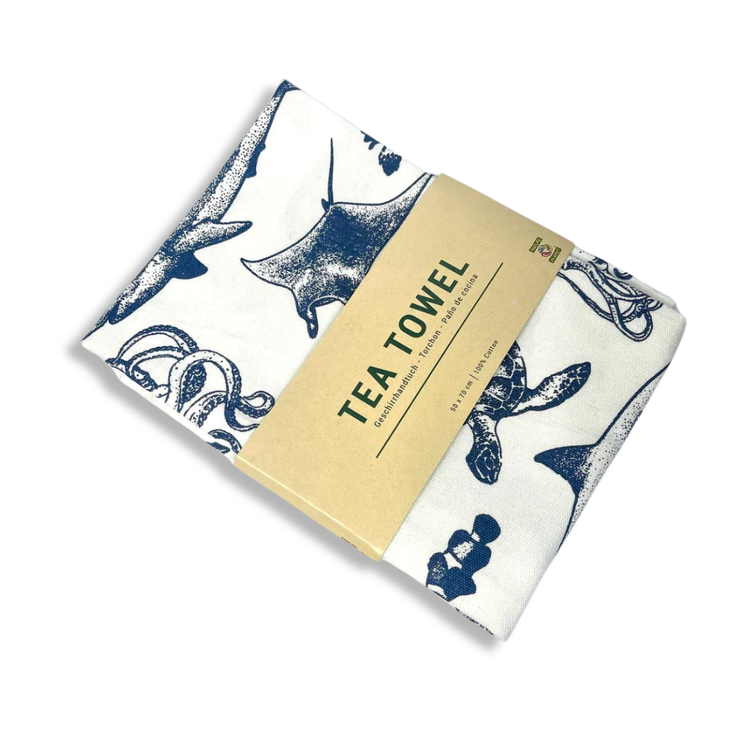 Ocean Cotton Tea Towel