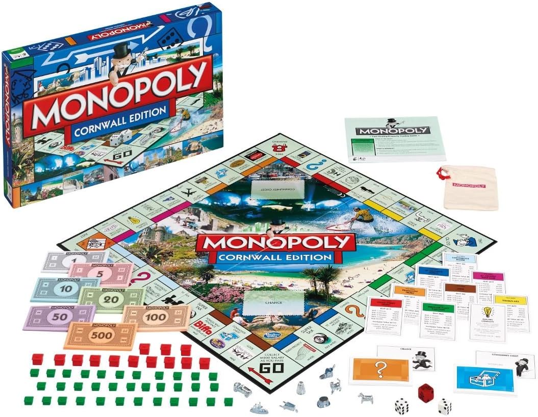 Monopoly Board Game - Cornwall Edition