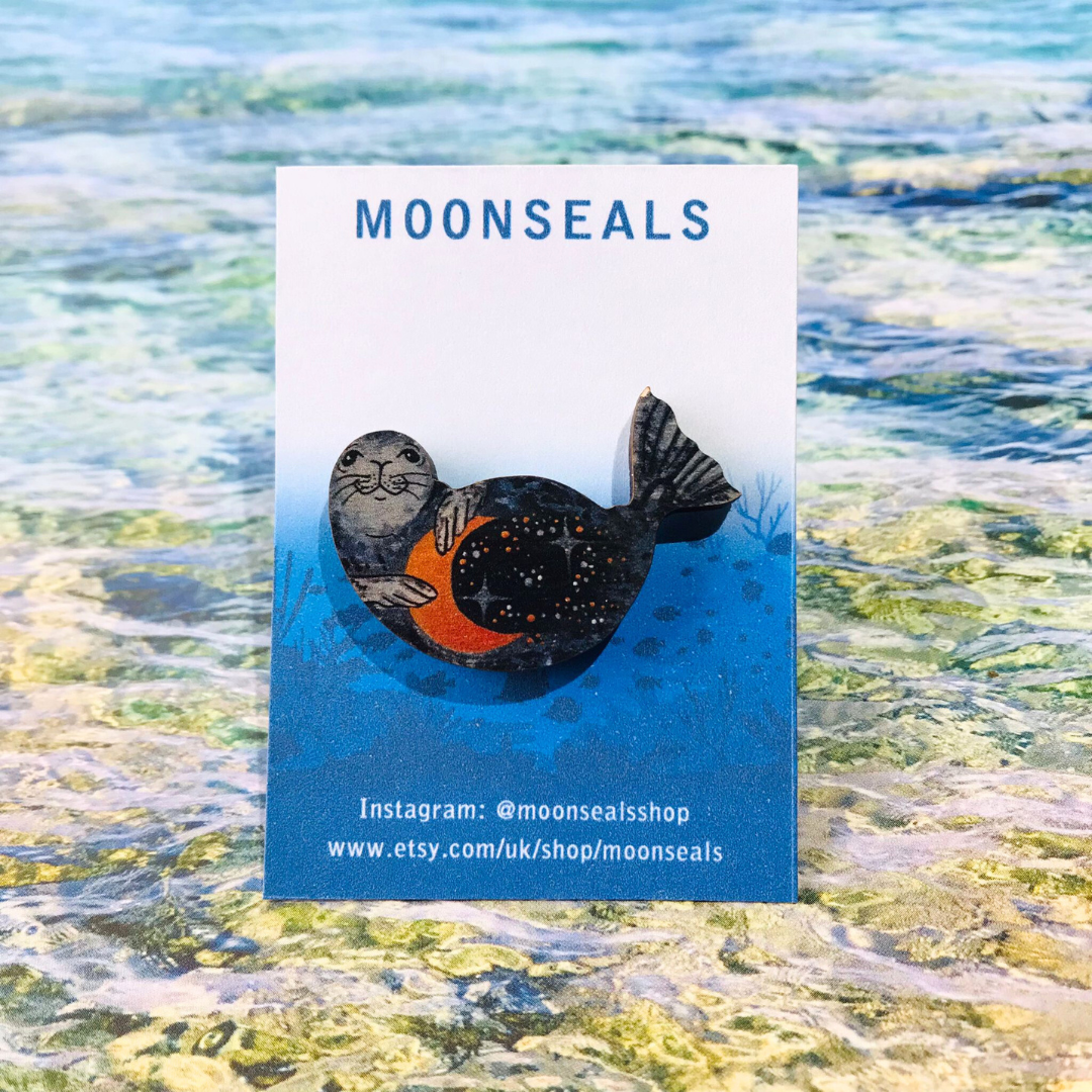MoonSeals Pin Badge