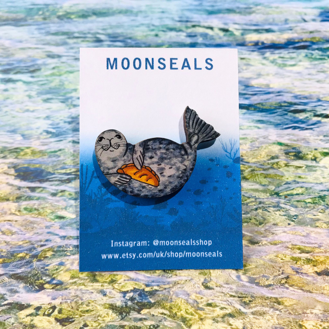 MoonSeals Pin Badge