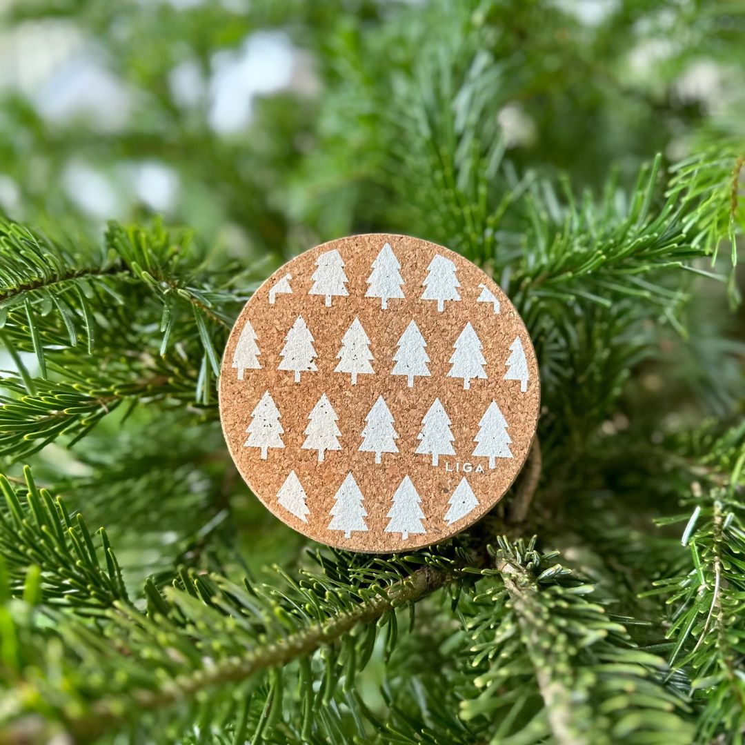 LIGA Tree Coasters Set of 4