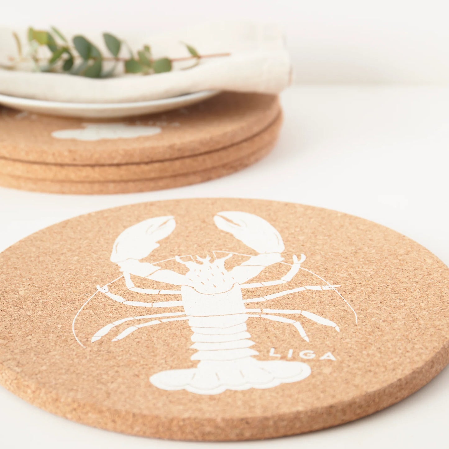 LIGA Cork Nautical Placemats Set of 4