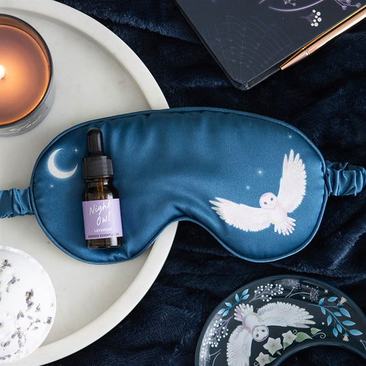 Sleep Mask & Lavender Oil Gift Set