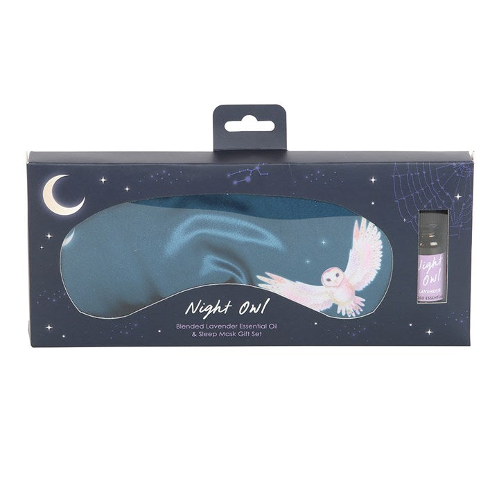 Sleep Mask & Lavender Oil Gift Set
