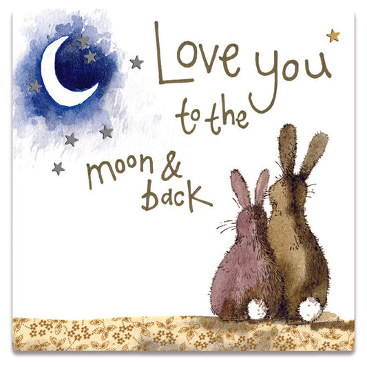 'Love you to the Moon and Back' Greeting Card