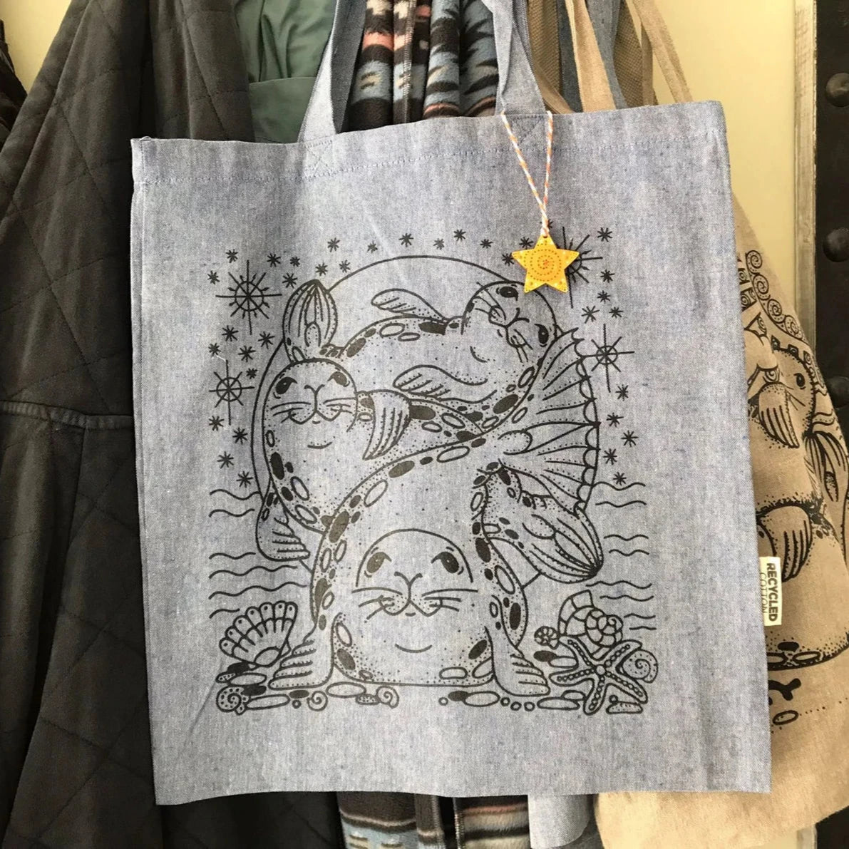 MoonSeals Tote Bag