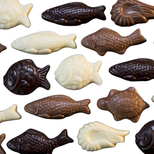 Chocolate Fish Bag by Trenance (Handmade in Cornwall)