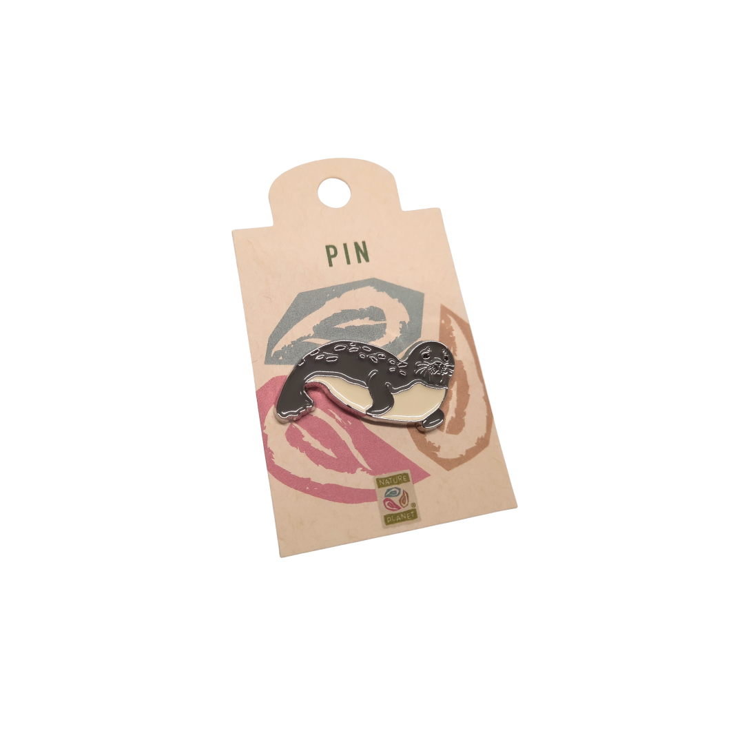 Metal Seal Pin Badge