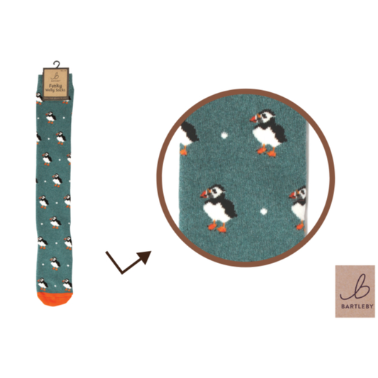 Puffin Welly Socks